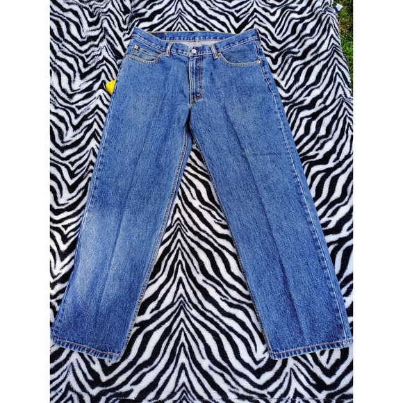 Levis‎ Jeans Men 36x30 Blue 550 Blue Relaxed Fit Tapered Medium Wash Tag - Picture 1 of 10